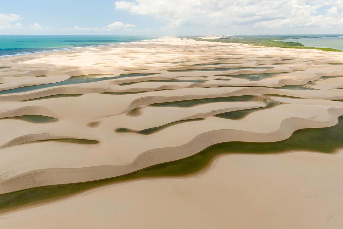 rota das emoções: Passeio de barco pelo Delta do Parnaíba, no Piauí.